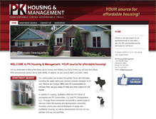 Tablet Screenshot of pkhousing.com